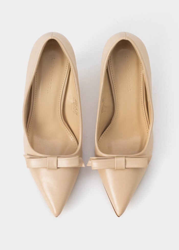 Women Leather Heels Shoes - Image 4