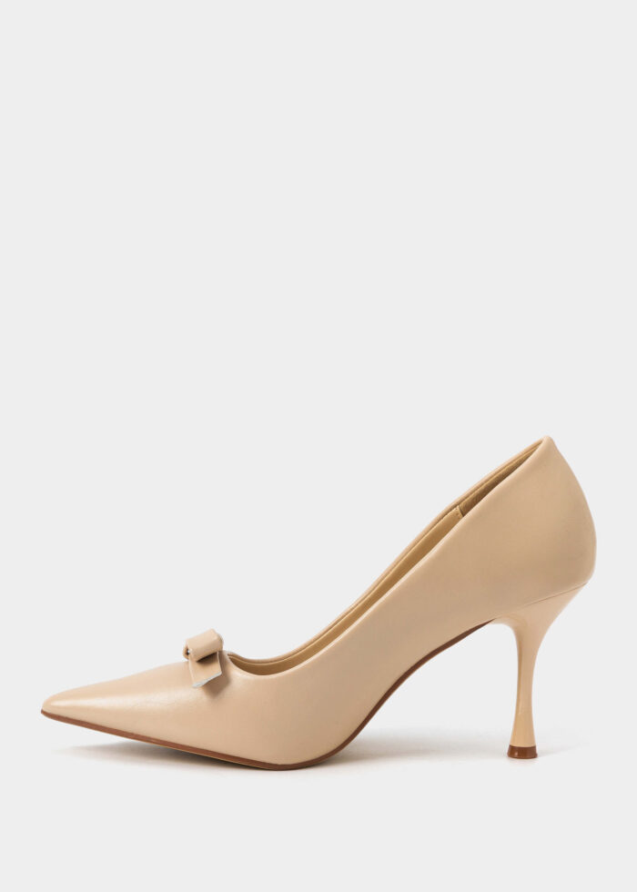 Women Leather Heels Shoes - Image 5
