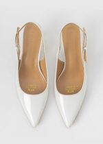 Women Patent Leather Heels Sandal - Image 4
