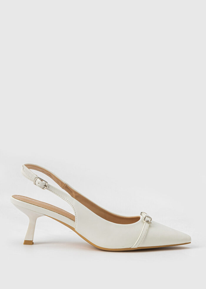 Women Leather Heels Sandal - Image 1