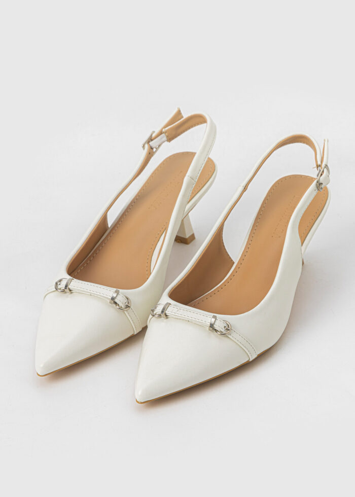 Women Leather Heels Sandal - Image 2
