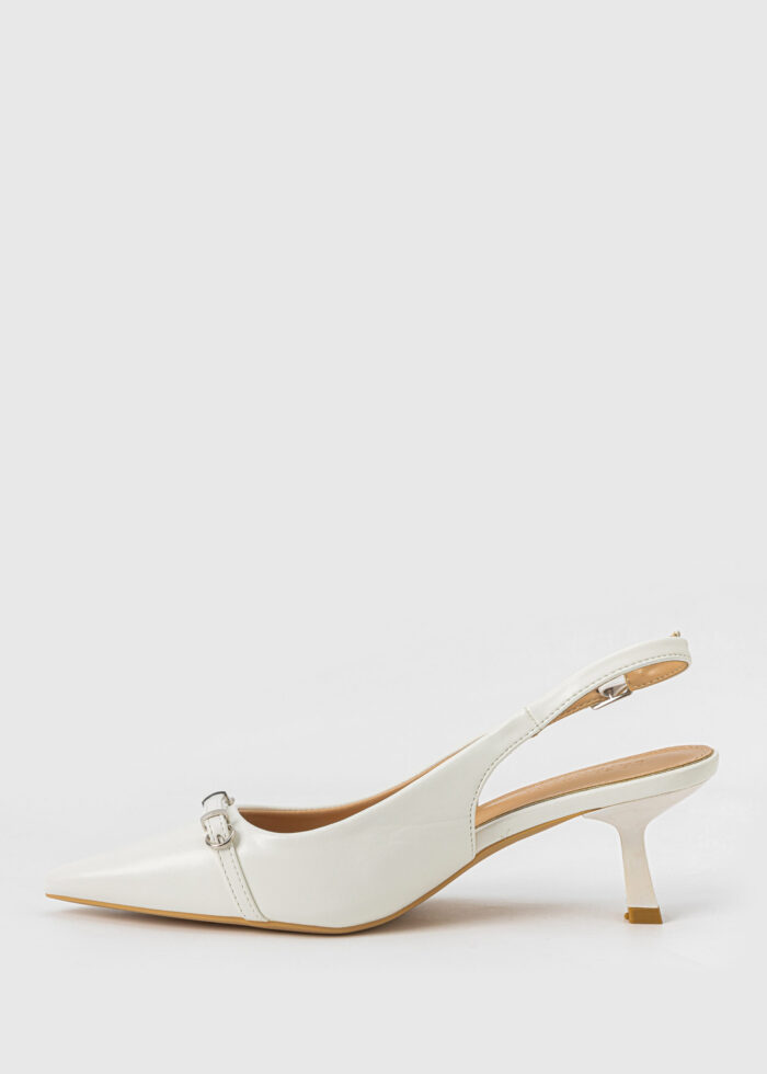 Women Leather Heels Sandal - Image 5