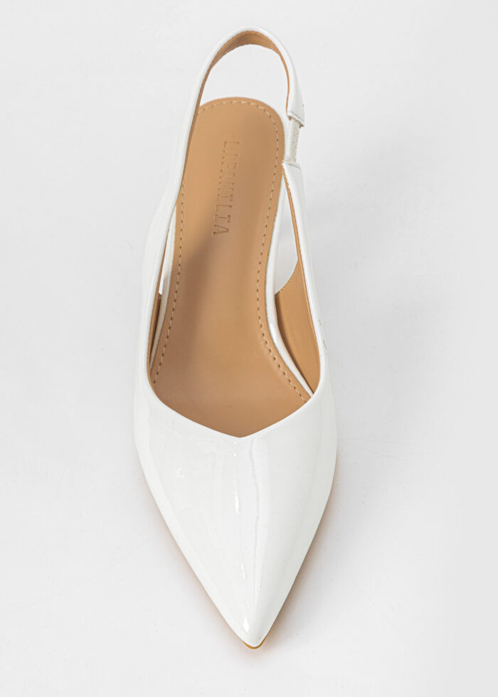 Women Patent Leather Heels Sandal - Image 3