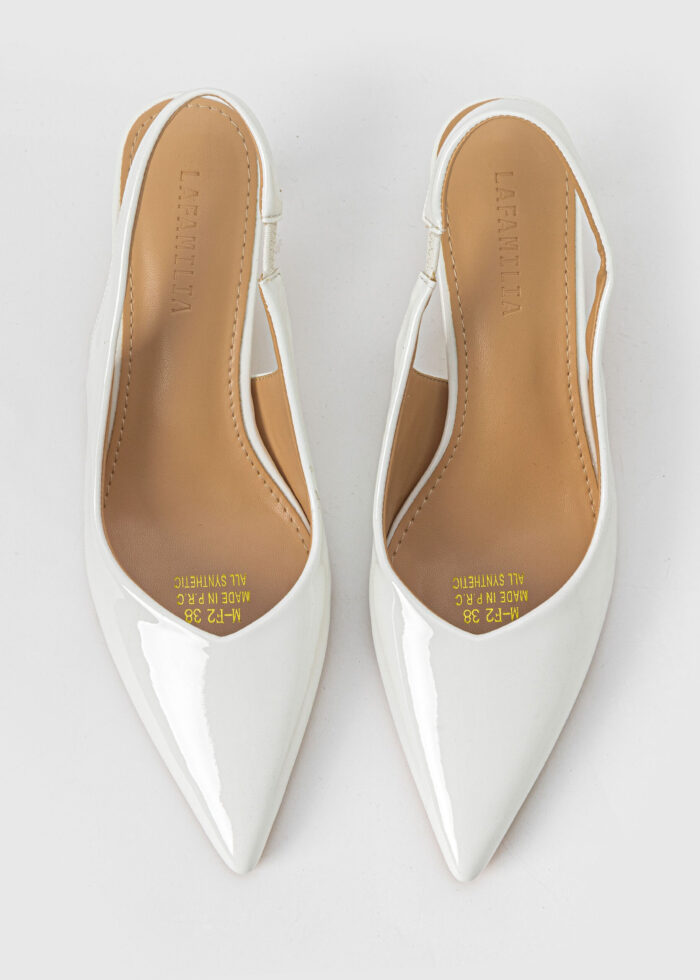 Women Patent Leather Heels Sandal - Image 4