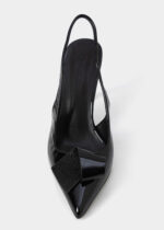 Women Patent Leather Heels Sandal - Image 3