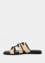 Women Fabric and Leather Slipper - Image 5