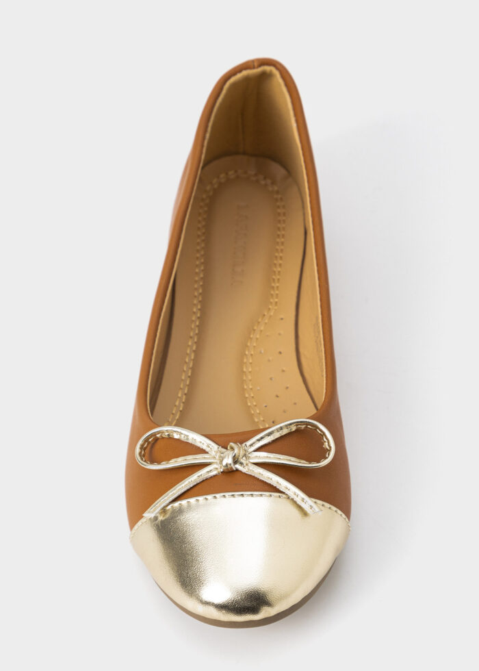 Women Leather Ballerina Shoes - Image 3