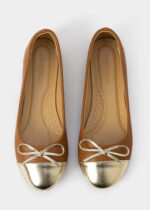 Women Leather Ballerina Shoes - Image 4