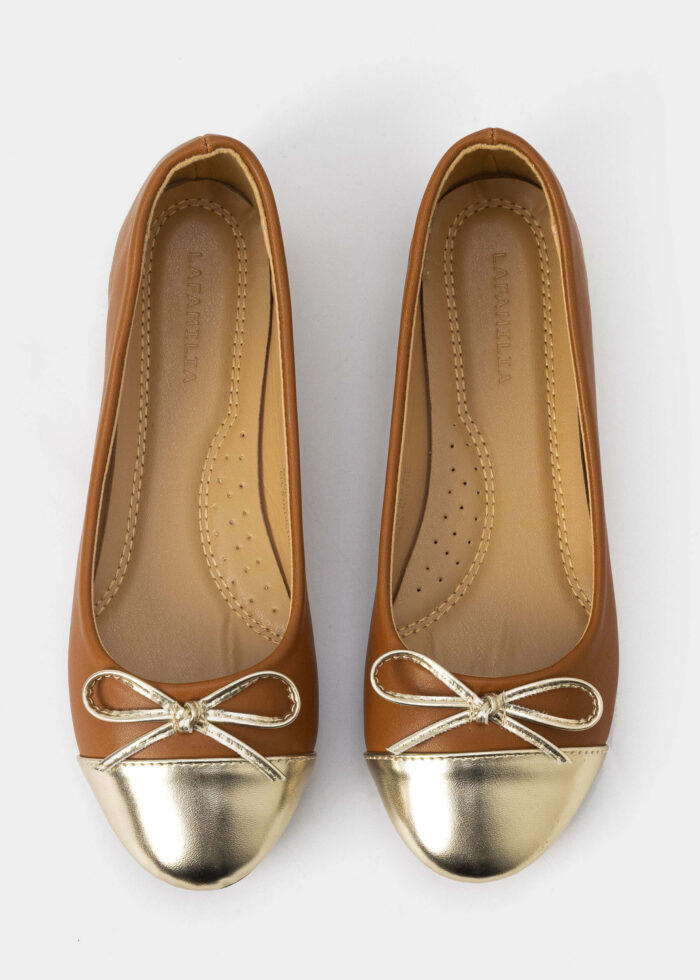 Women Leather Ballerina Shoes - Image 4