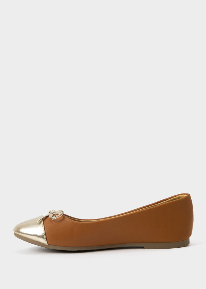 Women Leather Ballerina Shoes - Image 5