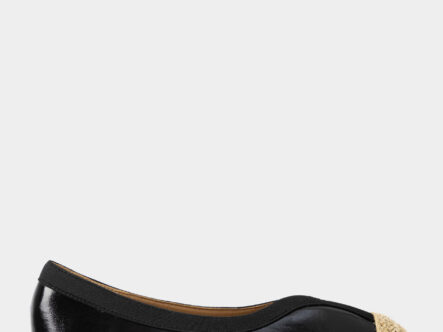 حذاء باليرينا نسائي جلد وقش