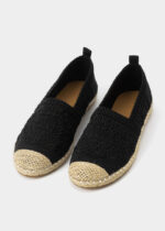 Women Embroidery Fabric Ballerina Shoes - Image 2