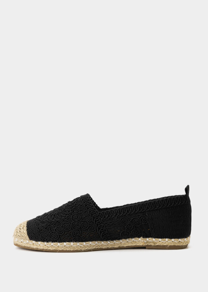 Women Embroidery Fabric Ballerina Shoes - Image 5