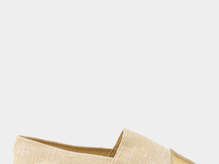 Women Fabric and Leather Ballerina Shoes