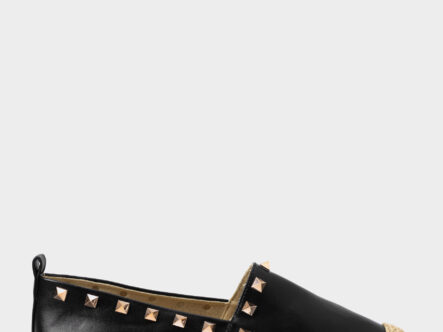 Women Leather and Straw Ballerina Shoes