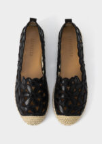 Women Leather Embroidery Ballerina Shoes - Image 4