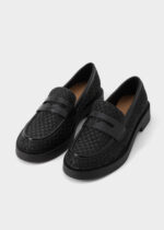 Women Straw Fabric Topsider - Image 2
