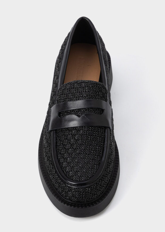 Women Straw Fabric Topsider - Image 3