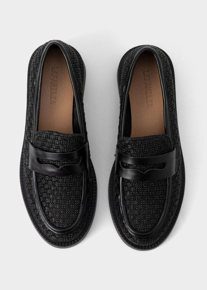 Women Straw Fabric Topsider - Image 4