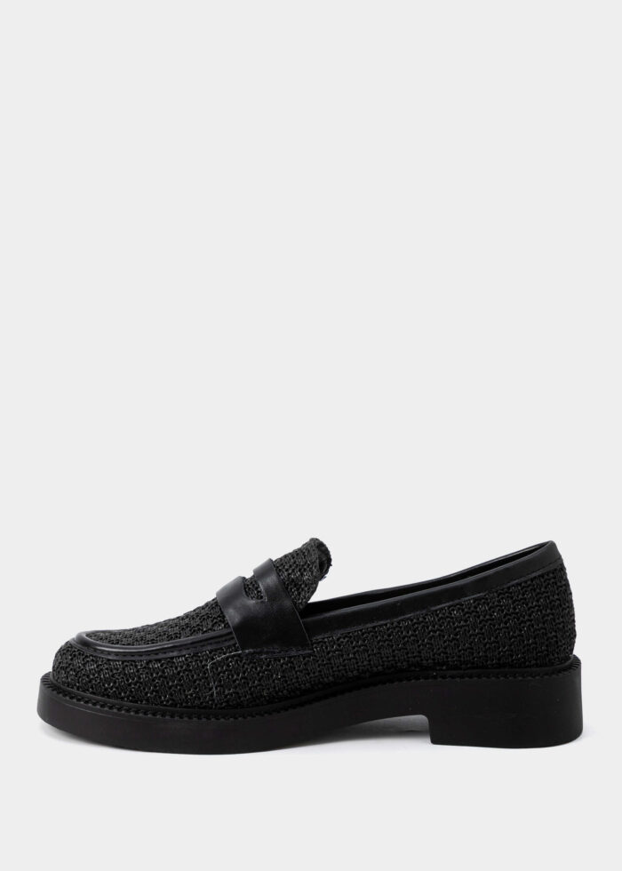 Women Straw Fabric Topsider - Image 5