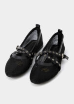 ⁦حذاء باليرينا نسائي بنسيج شبكي⁩ - الصورة ⁦2⁩