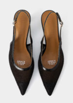 ⁦صندل نسائي كعب بنسيج شبكي⁩ - الصورة ⁦4⁩