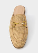 ⁦سليبر نسائي جلد بنقش⁩ - الصورة ⁦3⁩