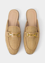 ⁦سليبر نسائي جلد بنقش⁩ - الصورة ⁦4⁩