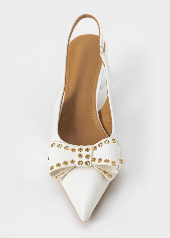 Women Bow Decor Heels Sandal - Image 3