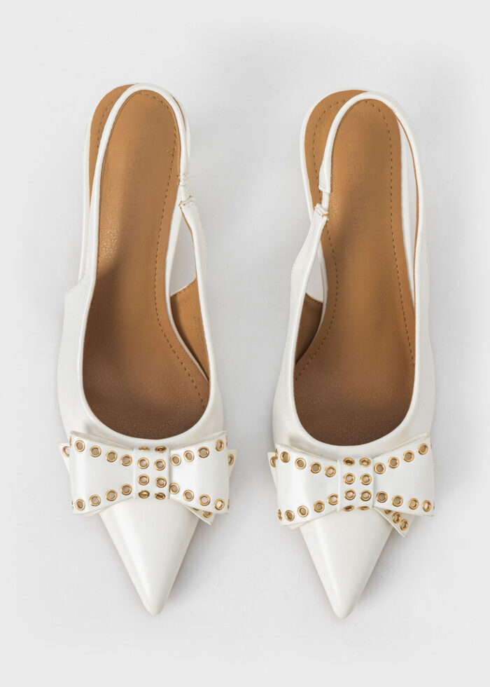 Women Bow Decor Heels Sandal - Image 4