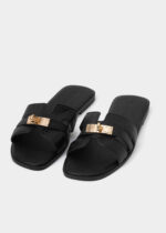 ⁦سليبر نسائي جلد⁩ - الصورة ⁦2⁩