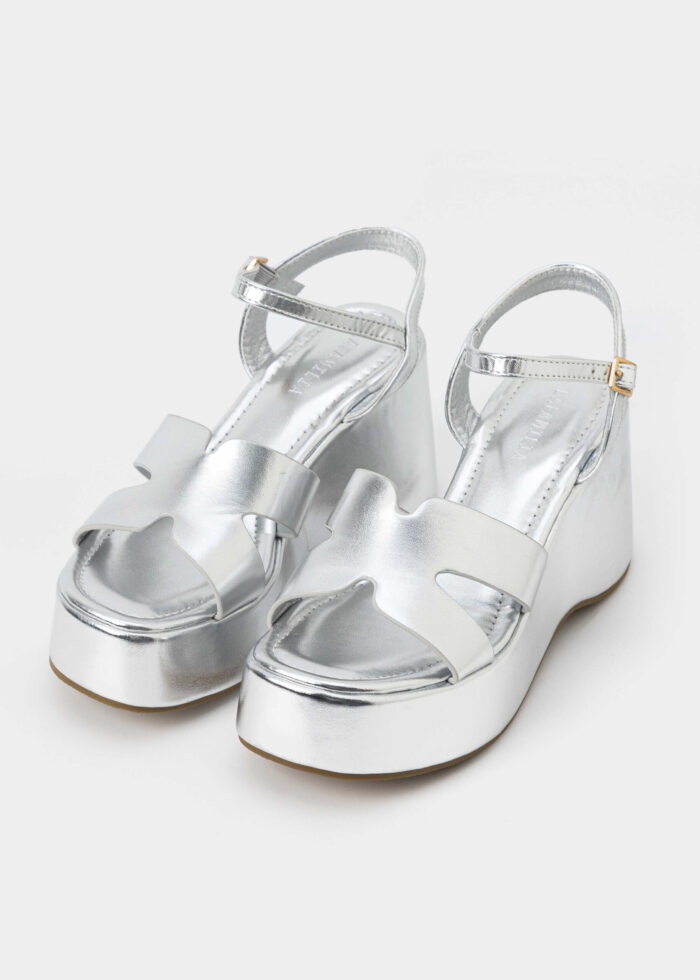 Women Leather Heels Sandal - Image 2