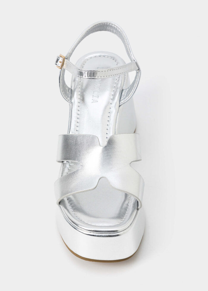 Women Leather Heels Sandal - Image 3