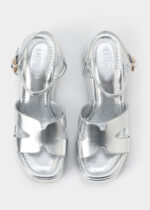 Women Leather Heels Sandal - Image 4