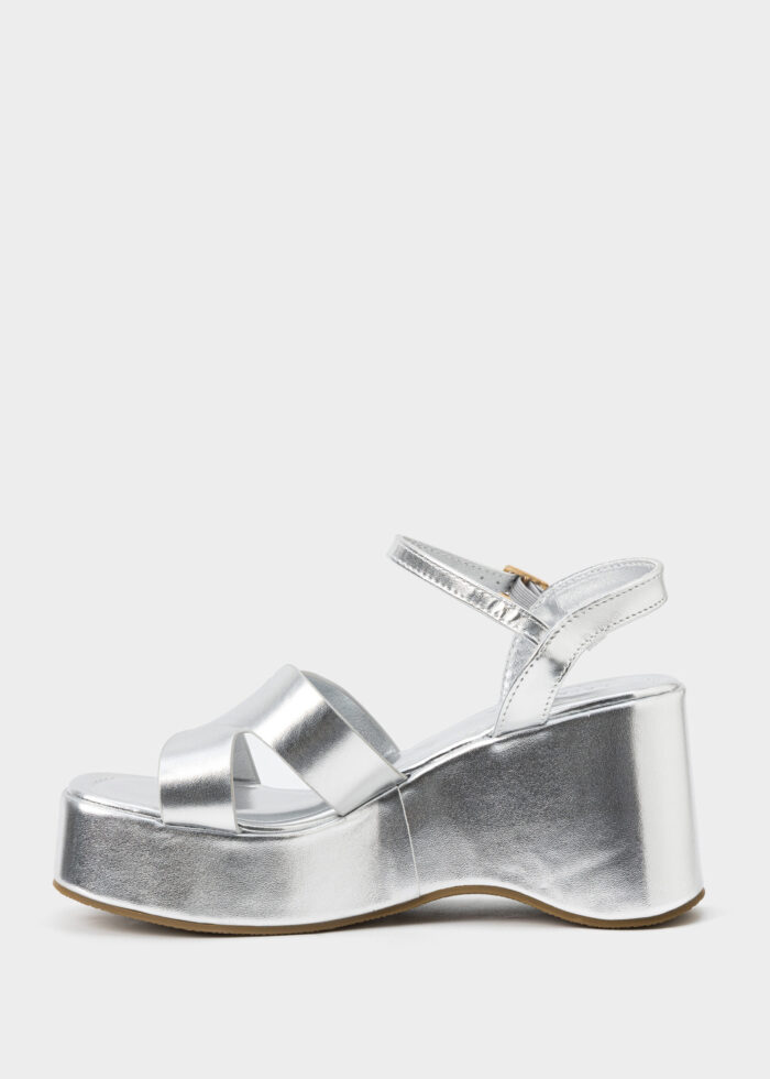 Women Leather Heels Sandal - Image 5