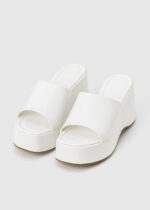 ⁦سليبر نسائي جلد كعب⁩ - الصورة ⁦2⁩