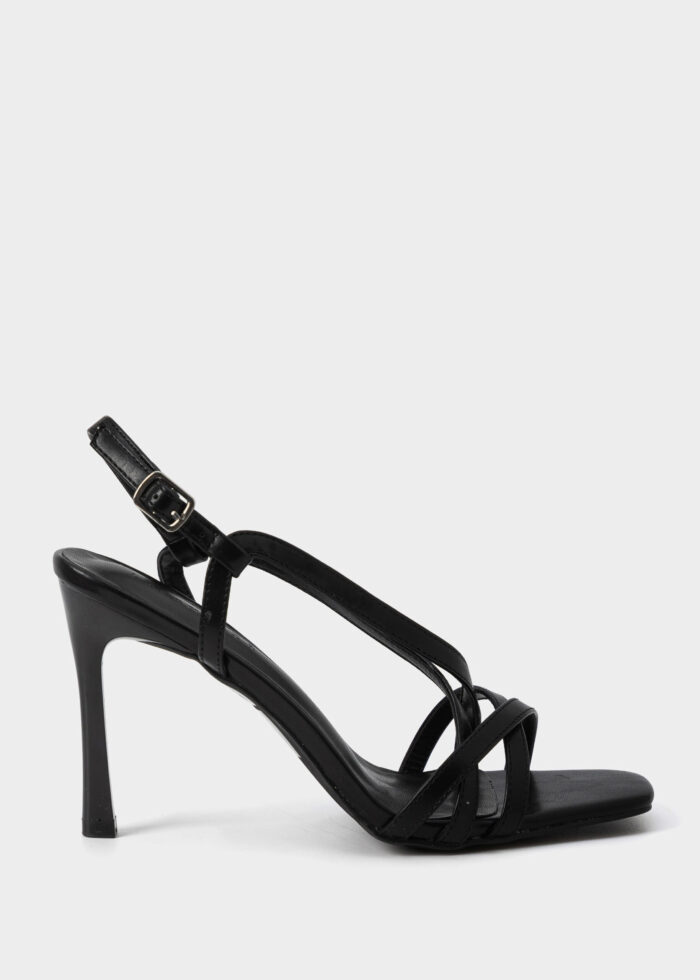 Women Leather Heels Sandal - Image 1