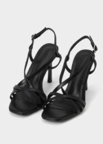 Women Leather Heels Sandal - Image 2