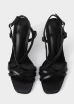 Women Leather Heels Sandal - Image 4