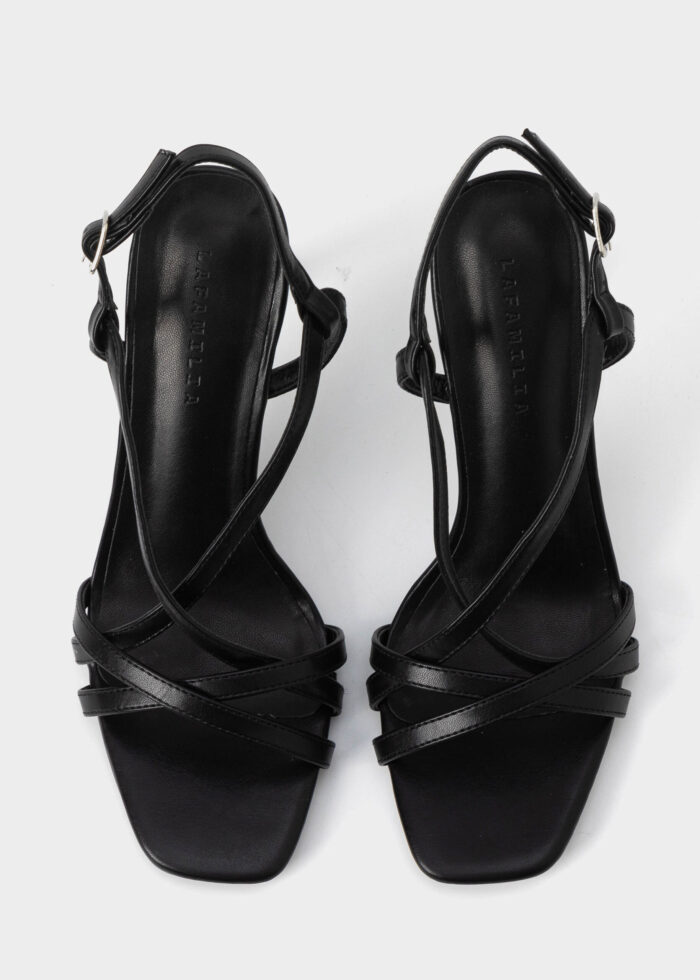 Women Leather Heels Sandal - Image 4
