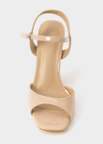 Women Patent Leather Heels Sandal - Image 3