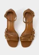 Women Leather Heels Sandal - Image 4