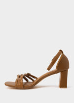 Women Leather Heels Sandal - Image 5
