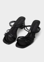 ⁦سليبر نسائي جلد كعب⁩ - الصورة ⁦2⁩