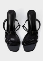 ⁦سليبر نسائي جلد كعب⁩ - الصورة ⁦4⁩