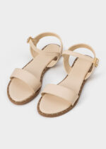 ⁦صندل نسائي جلد⁩ - الصورة ⁦2⁩