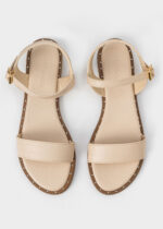 ⁦صندل نسائي جلد⁩ - الصورة ⁦4⁩