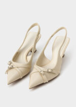 Women Leather Heels Sandal - Image 2