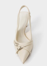 Women Leather Heels Sandal - Image 3