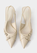 Women Leather Heels Sandal - Image 4